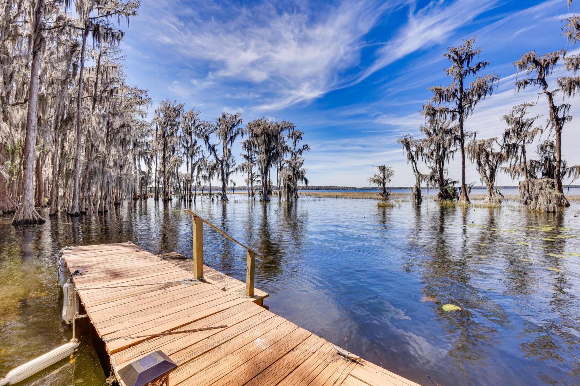 Unique Melrose Home With Private Dock And Lake Access! Keystone Heights Buitenkant foto